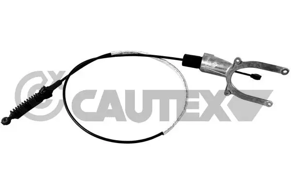 Въжен механизъм, задействане на съединителя CAUTEX
