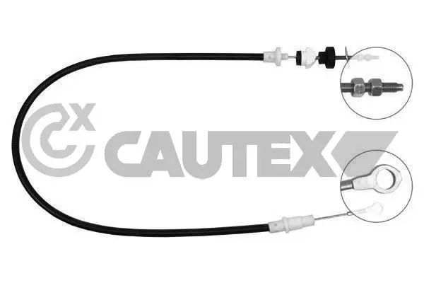Въжен механизъм, задействане на съединителя CAUTEX