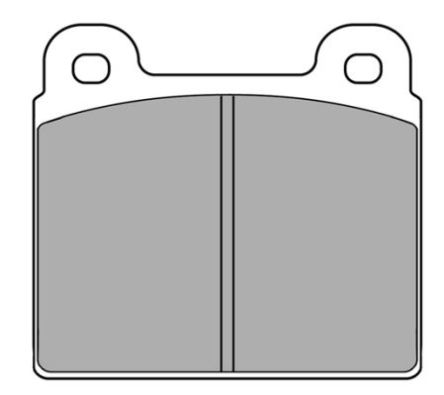 Комплект спирачно феродо, дискови спирачки FREMAX