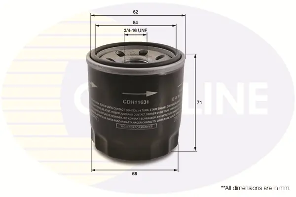 Маслен филтър COMLINE