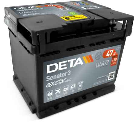 Стартов акумулатор DETA