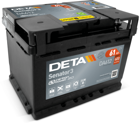 Стартов акумулатор DETA