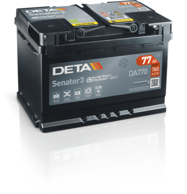 Стартов акумулатор DETA
