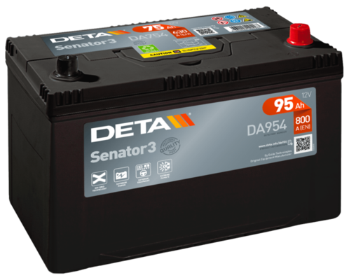 Стартов акумулатор DETA