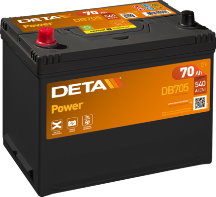 Стартов акумулатор DETA