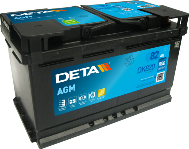 Стартов акумулатор DETA
