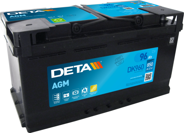 Стартов акумулатор DETA