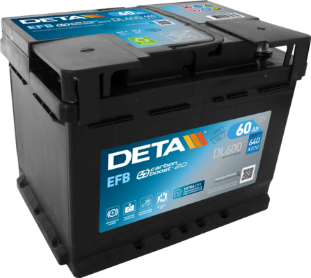 Стартов акумулатор DETA