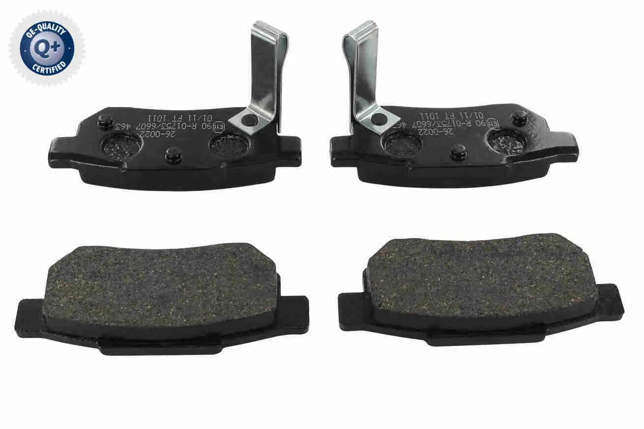 комплект спирачно феродо, дискови спирачки ACKOJA              