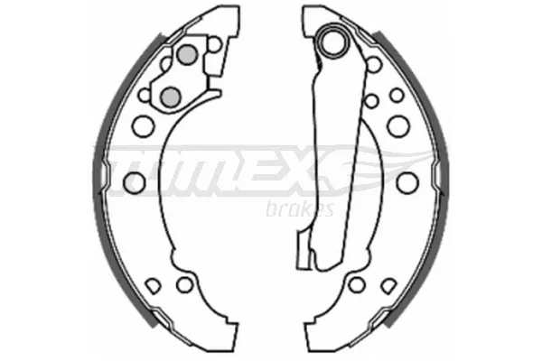 Комплект спирачна челюст TOMEX Brakes