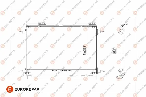 кондензатор, климатизация EUROREPAR           