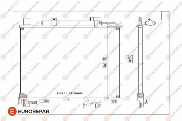 кондензатор, климатизация EUROREPAR           