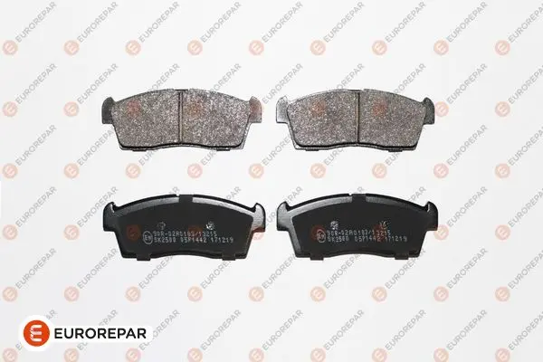 комплект спирачно феродо, дискови спирачки EUROREPAR           
