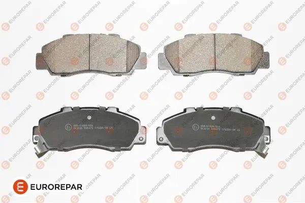 комплект спирачно феродо, дискови спирачки EUROREPAR           