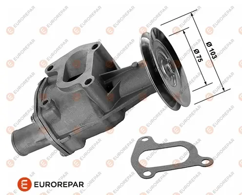 водна помпа, охлаждане на двигателя EUROREPAR           