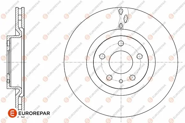 спирачен диск EUROREPAR           