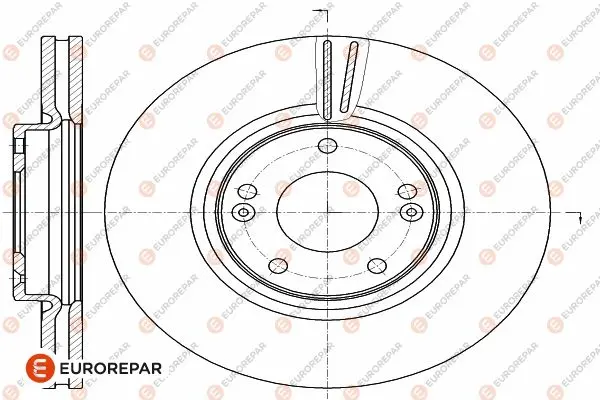 спирачен диск EUROREPAR           