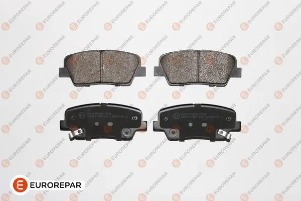 комплект спирачно феродо, дискови спирачки EUROREPAR           