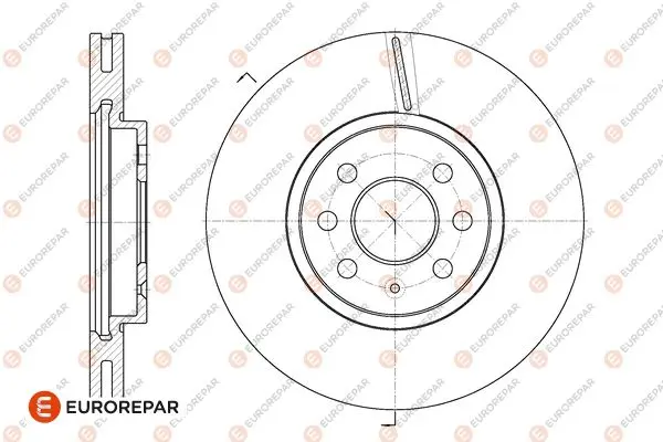 спирачен диск EUROREPAR           