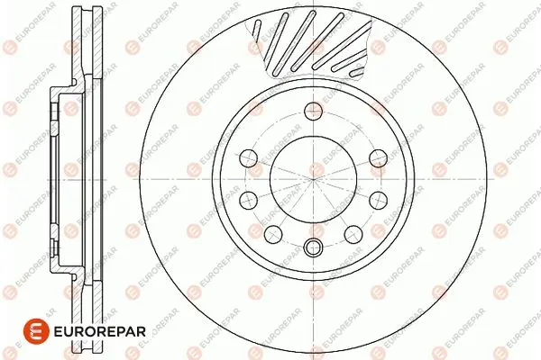 спирачен диск EUROREPAR           