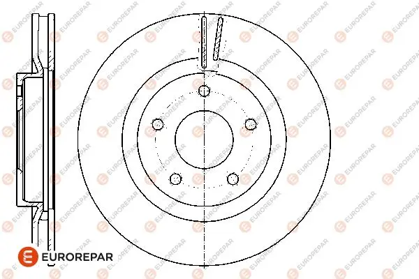 спирачен диск EUROREPAR           