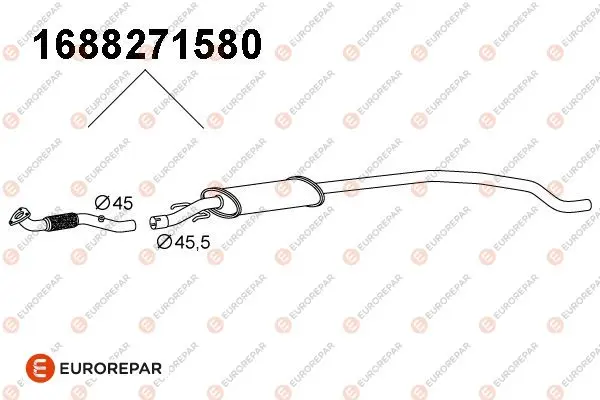 предно гърне EUROREPAR           