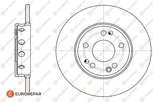 спирачен диск EUROREPAR           