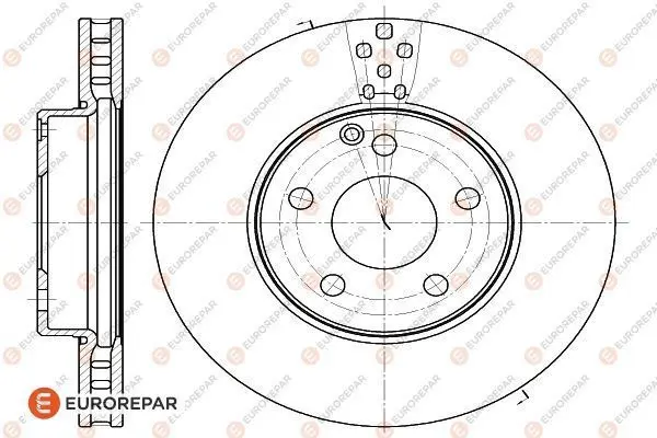 спирачен диск EUROREPAR           