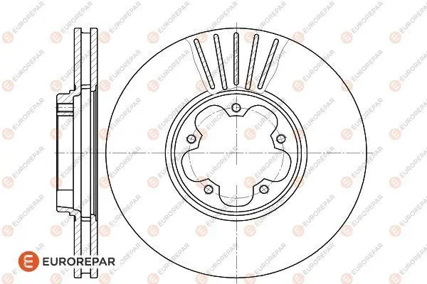 спирачен диск EUROREPAR           