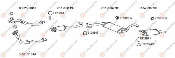 Изпускателна система EUROREPAR           