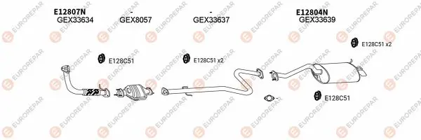 Изпускателна система EUROREPAR           