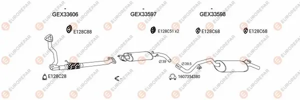 Изпускателна система EUROREPAR           