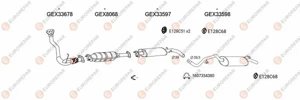 Изпускателна система EUROREPAR           