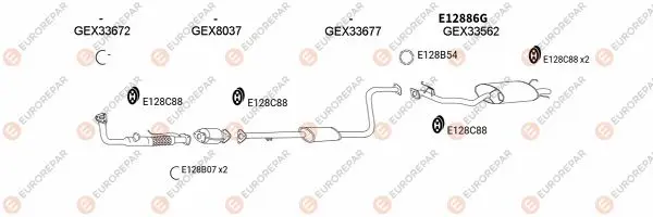 Изпускателна система EUROREPAR           