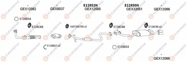 Изпускателна система EUROREPAR           