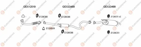 Изпускателна система EUROREPAR           
