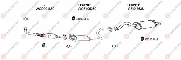 Изпускателна система EUROREPAR           