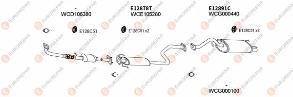 Изпускателна система EUROREPAR           