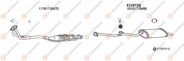 Изпускателна система EUROREPAR           