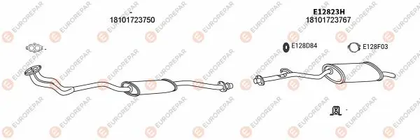 Изпускателна система EUROREPAR           
