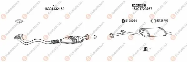 Изпускателна система EUROREPAR           