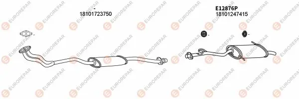 Изпускателна система EUROREPAR           