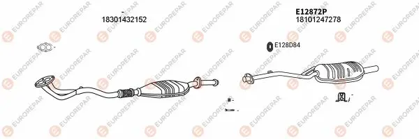 Изпускателна система EUROREPAR           