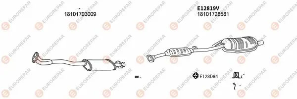 Изпускателна система EUROREPAR           
