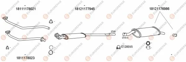 Изпускателна система EUROREPAR           