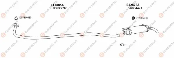 Изпускателна система EUROREPAR           