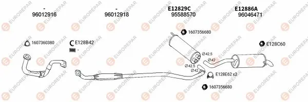 Изпускателна система EUROREPAR           