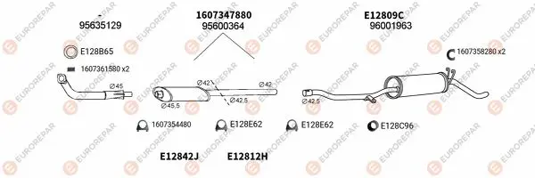 Изпускателна система EUROREPAR           