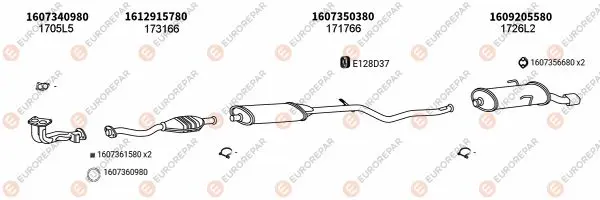 Изпускателна система EUROREPAR           