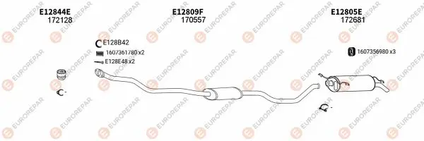 Изпускателна система EUROREPAR           